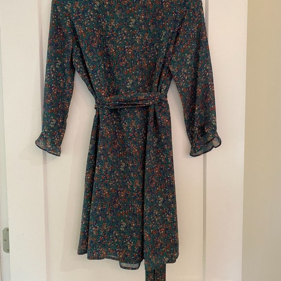 Sezane Elsa Mini Wrap Dress; Size US 6 (FR 38) - Picture 3 of 5